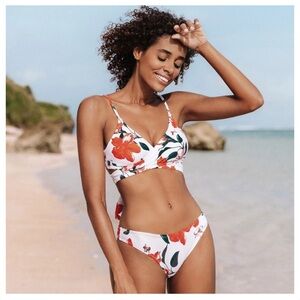 Women’s Bikini‎ Two Piece Tunny Control Swimsuit NWT Size L